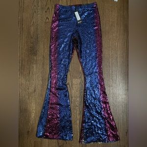 Hot Fix Kick Flare Trousers
